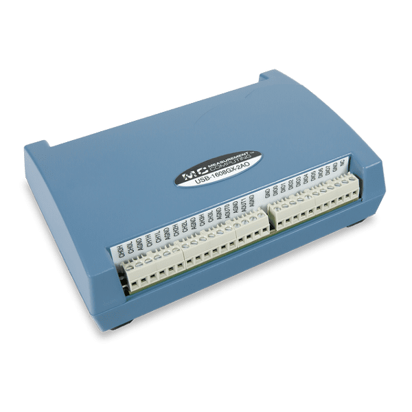 MCC USB-1608GX-2AO │ 高速多功能 USB DAQ 設備