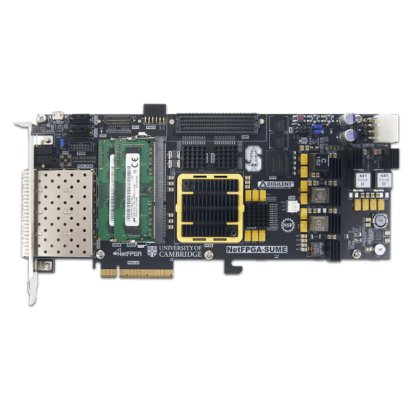 NetFPGA-SUME：Xilinx Virtex-7 FPGA 開發板 l SDN 智慧互聯系統 l 高性能設計